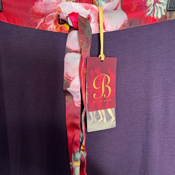 NWT B by Ted Baker Pajama set-Lounge in style comfort purple floral - Picture 8 of 14
